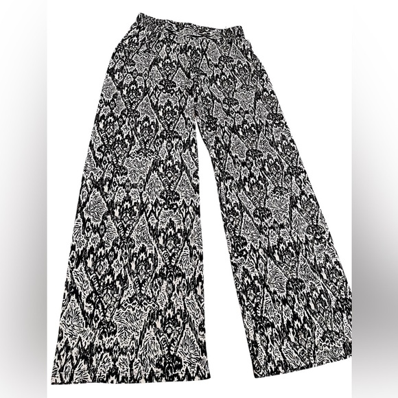 IMAN Global Chic Palazzo Wide Leg Pants Size S Short - Picture 2 of 9